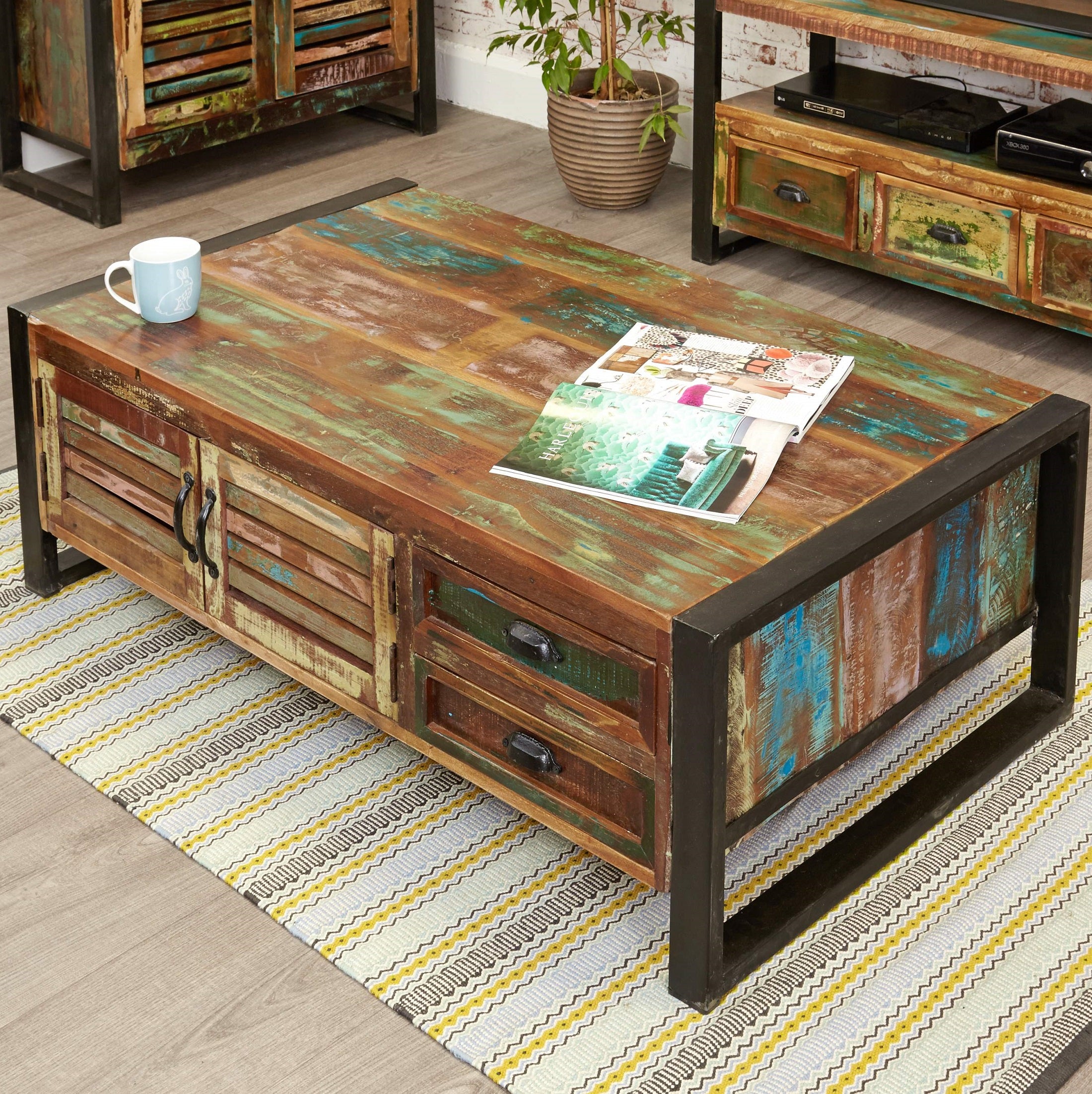 Shoreditch Storage Coffee Table With Drawers - The Orchard Home and Gifts